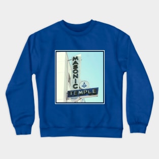 Historic Masonic Temple St Pete Florida Crewneck Sweatshirt